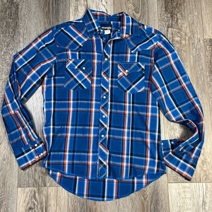 Vintage Wrangler Western Button-Down Shirt